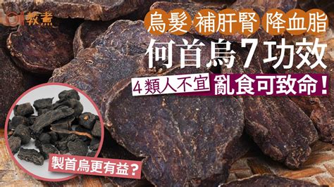 何首烏粉功效|何首烏功效｜黑髮補肝腎7好處製首烏更有益？4類人不 